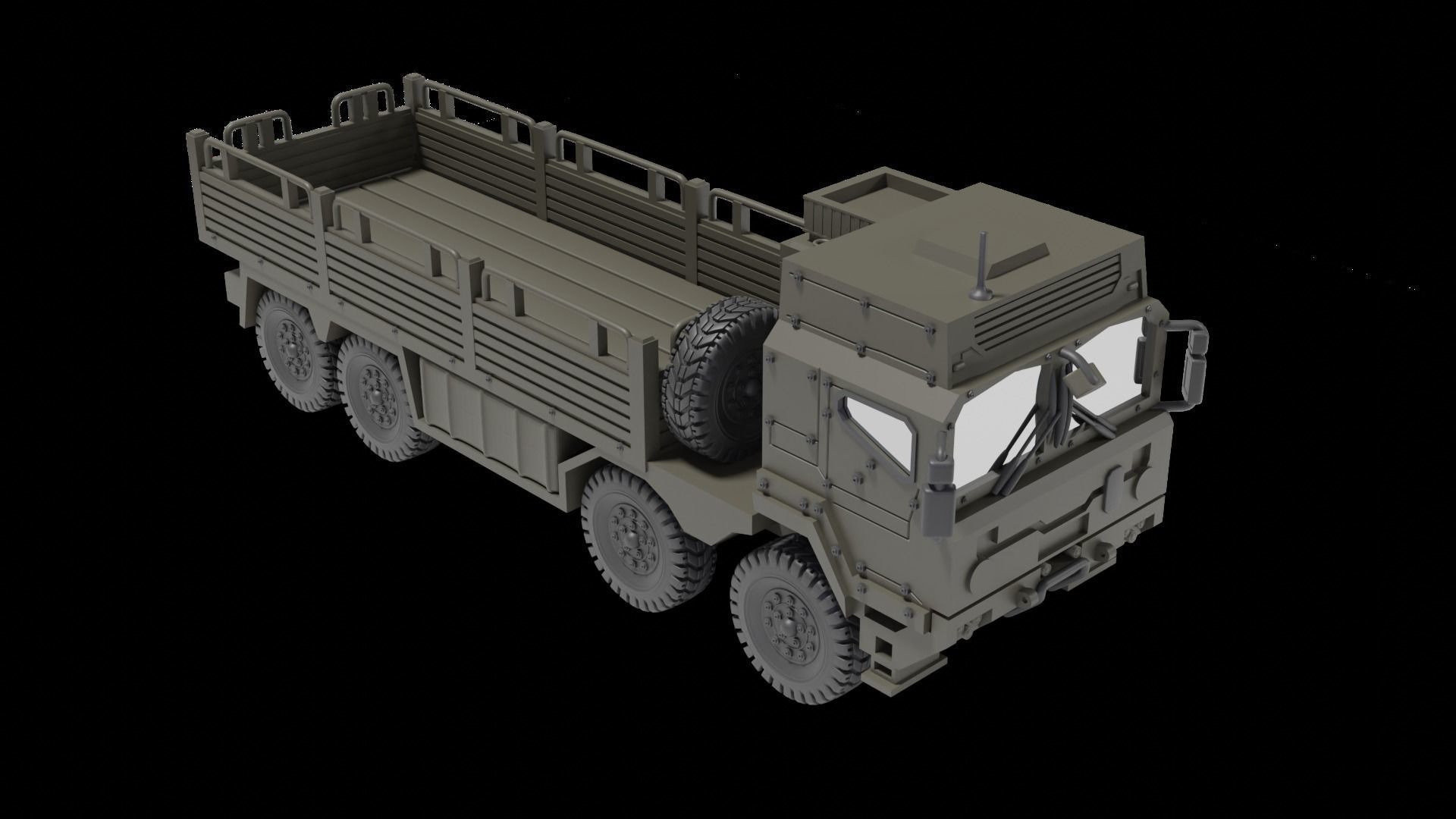 RMMV HX Military Truck 3D print model_4