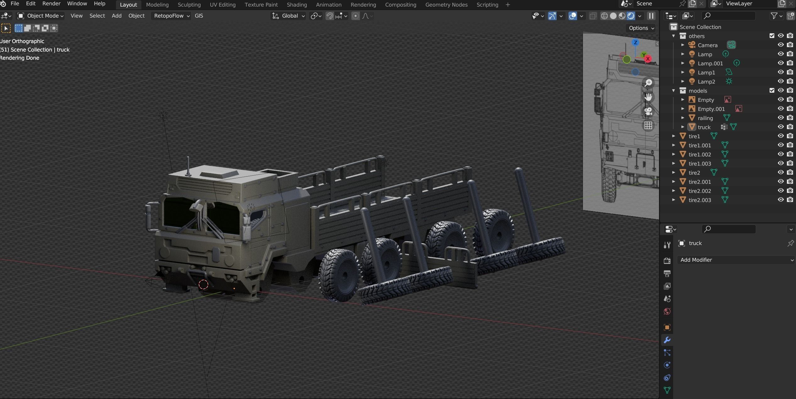 RMMV HX Military Truck 3D print model_3