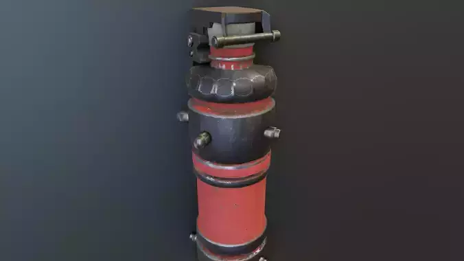  3D smoke grenade model