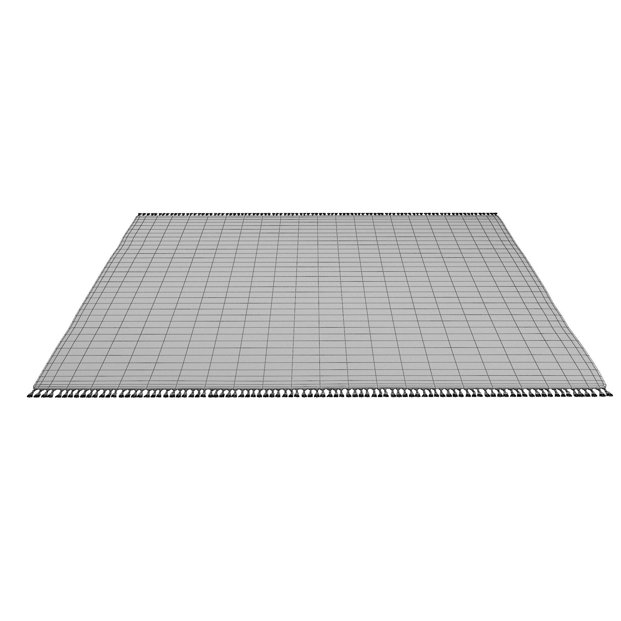 NORIAH WOOL RUG Wheat 3D model_5