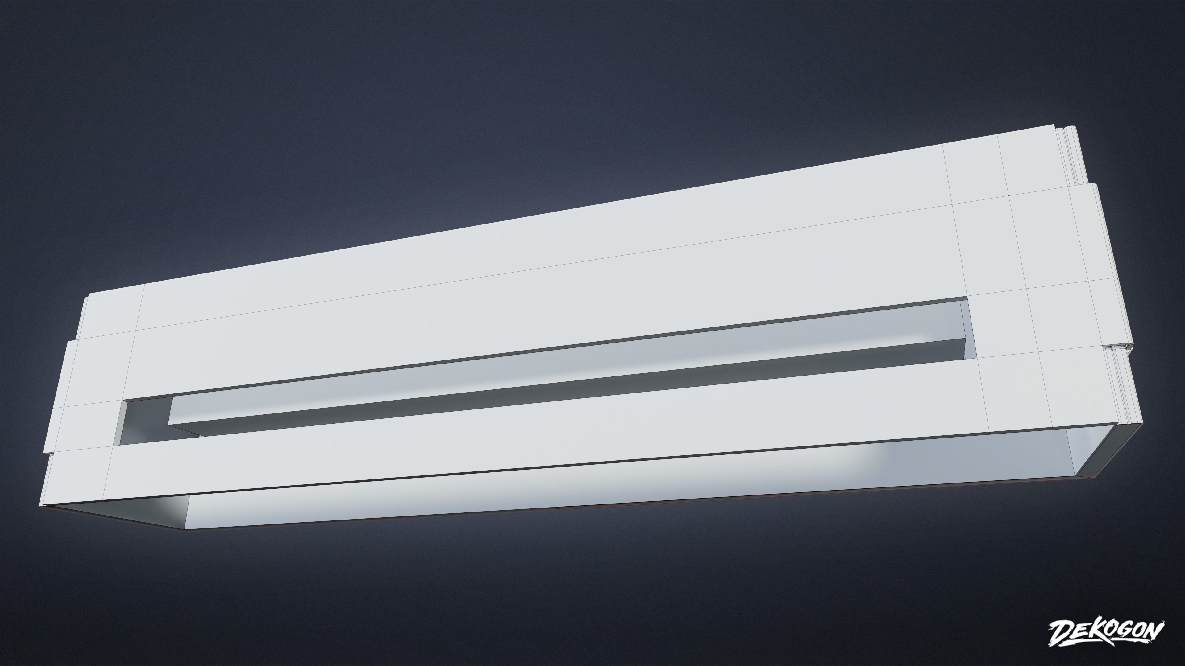 LIGHTING - Light Set Bathroom 01 - LOW POLY AND NANITE Low-poly 3D model_28