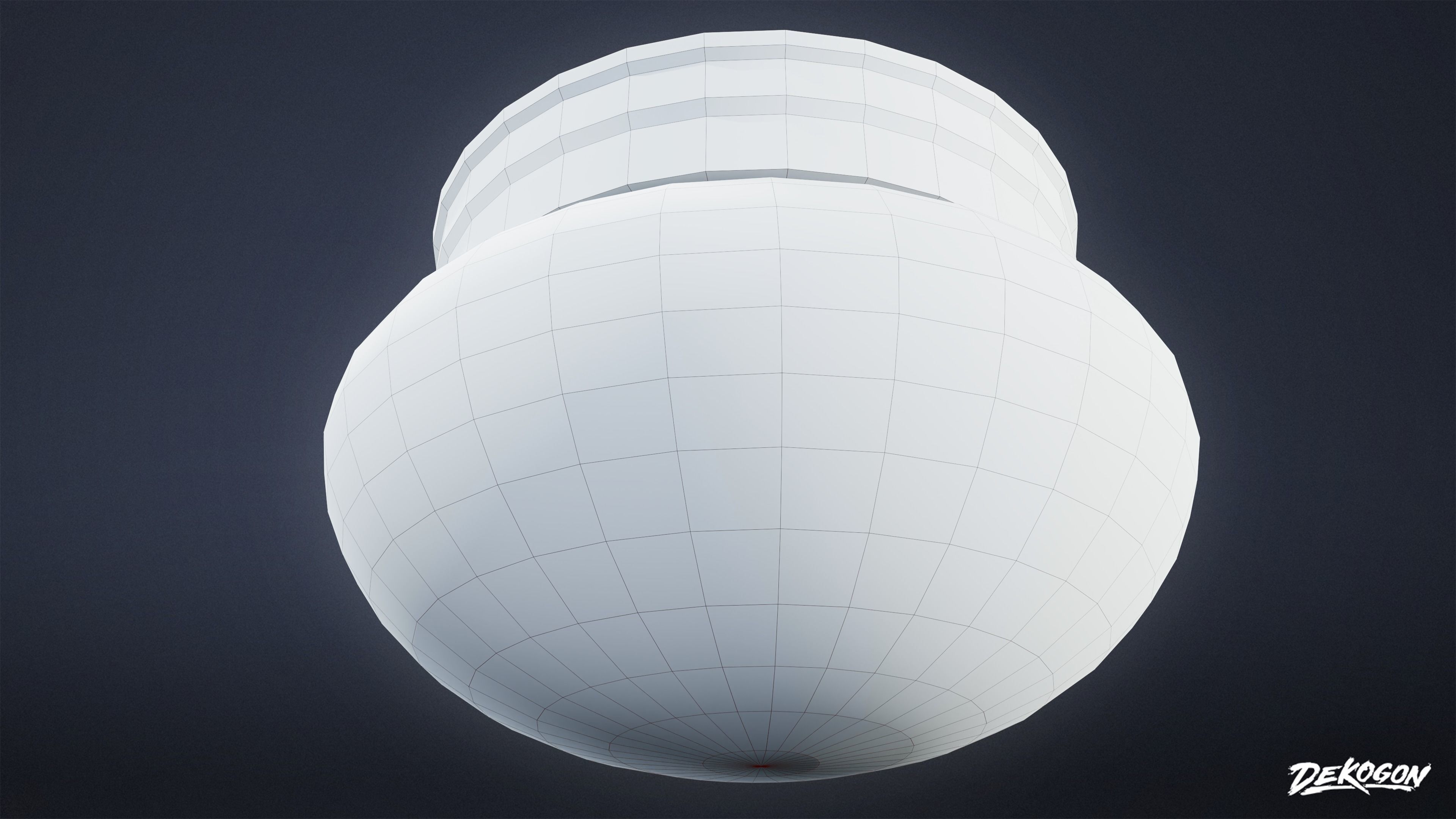 LIGHTING - Light Set Bathroom 01 - LOW POLY AND NANITE Low-poly 3D model_36