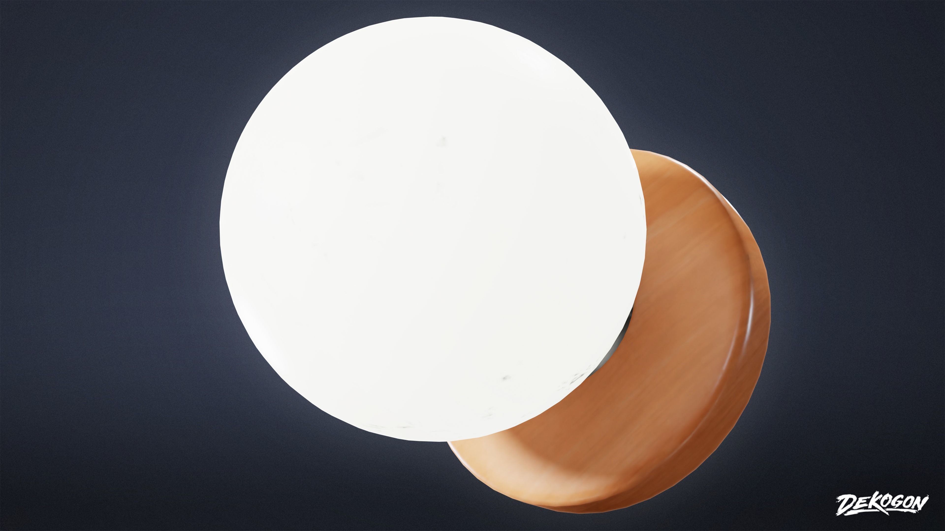 LIGHTING - Light Set Bathroom 01 - LOW POLY AND NANITE Low-poly 3D model_24