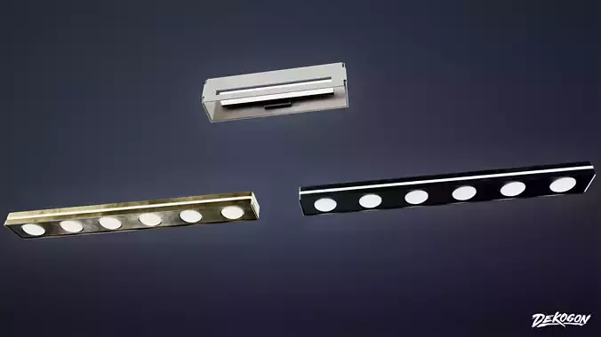 LIGHTING - Light Set Bathroom 01 - LOW POLY AND NANITE