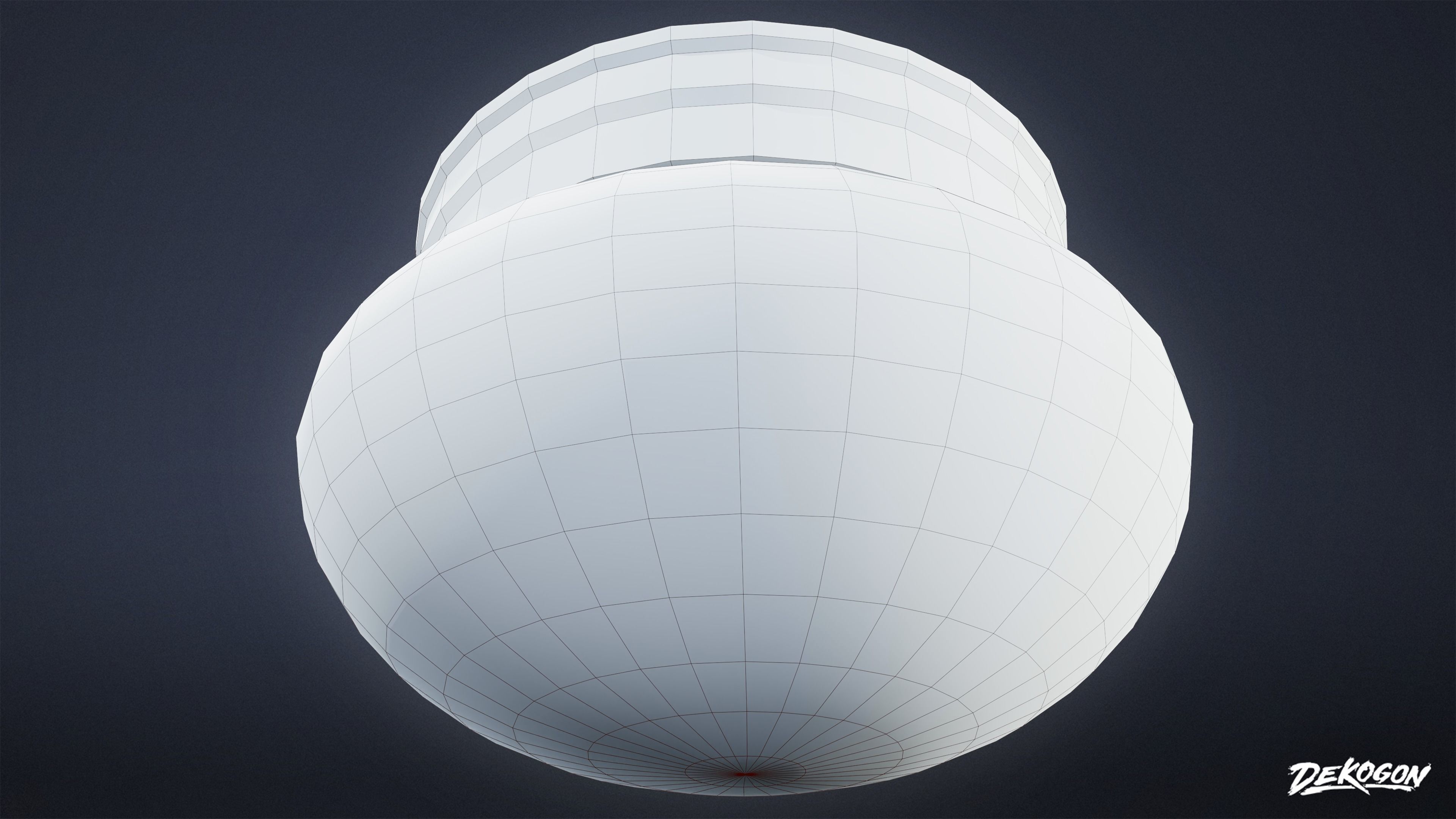 LIGHTING - Light Set Bathroom 01 - LOW POLY AND NANITE Low-poly 3D model_34