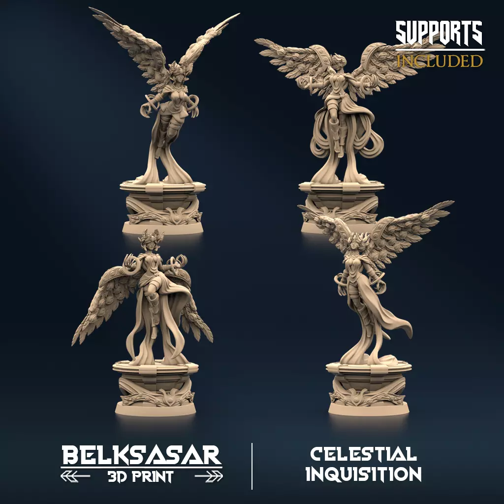 Inquisition Witness Set x4 3D print model_0