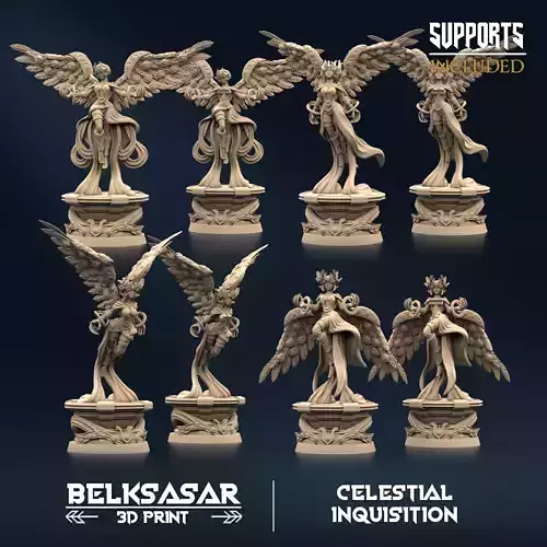 Inquisition Witness Set x4 Normal and Nude