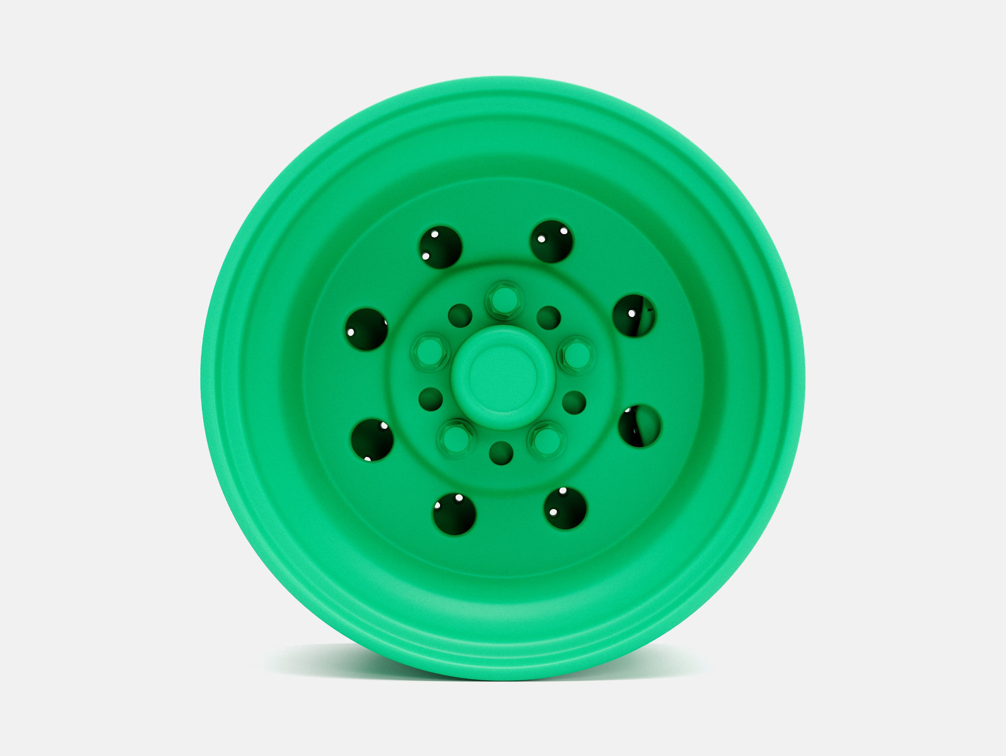 15x8 Weld Draglite Wheel and Brake 3D print model_1