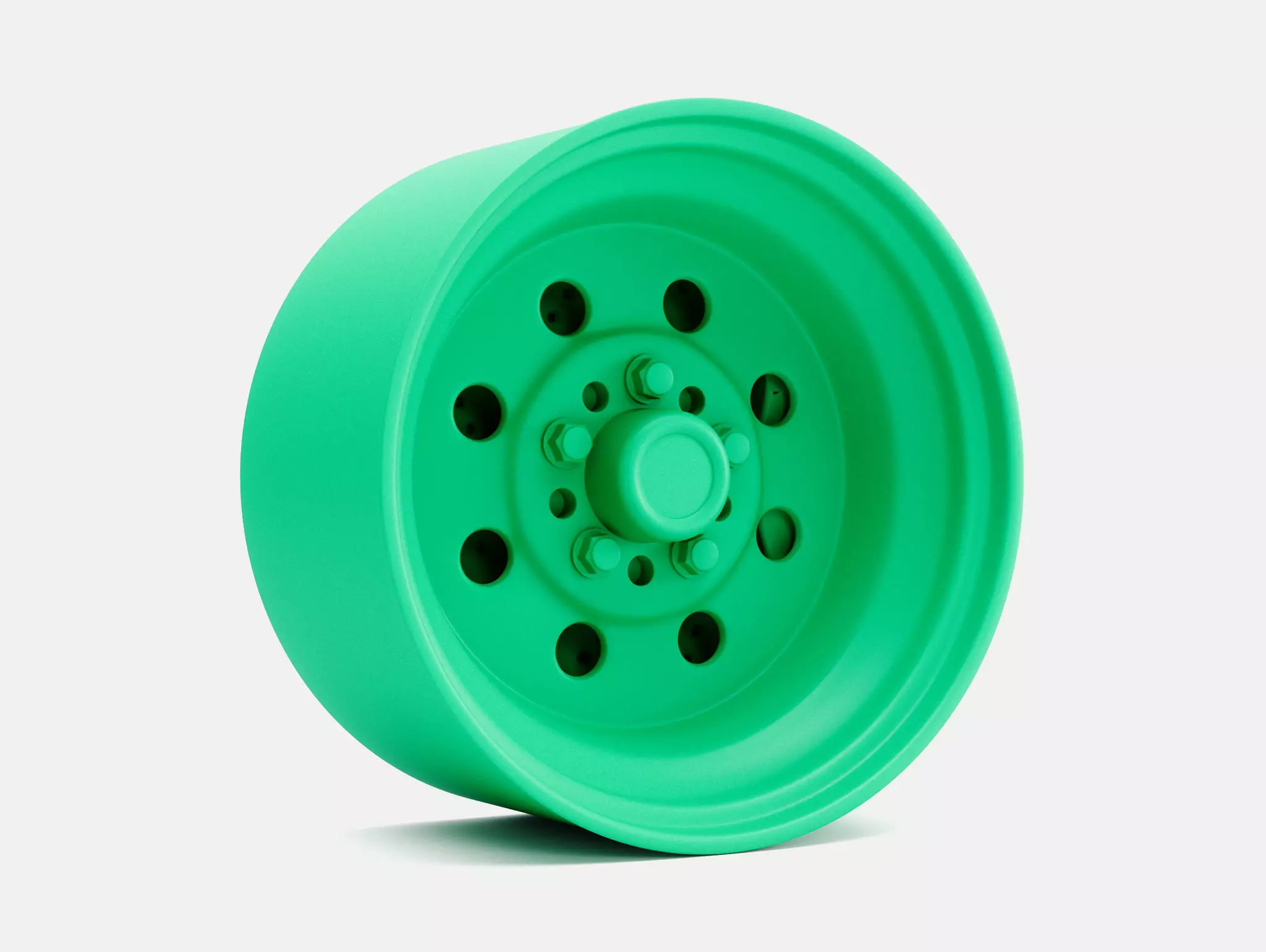 15x8 Weld Draglite Wheel and Brake 3D print model_0