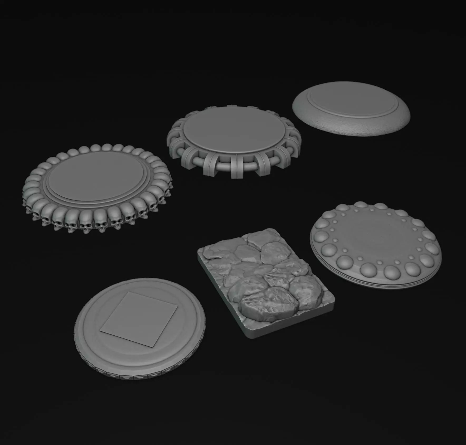 3d Printing Bases Pack Vol 2 3D print model