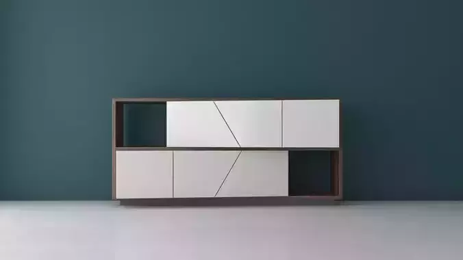 Skew Credenza