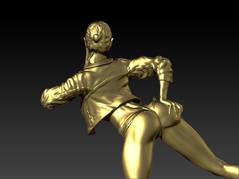 Woman Statue Sexy Pose Sculpture Ready for 3D print 3D print model_17