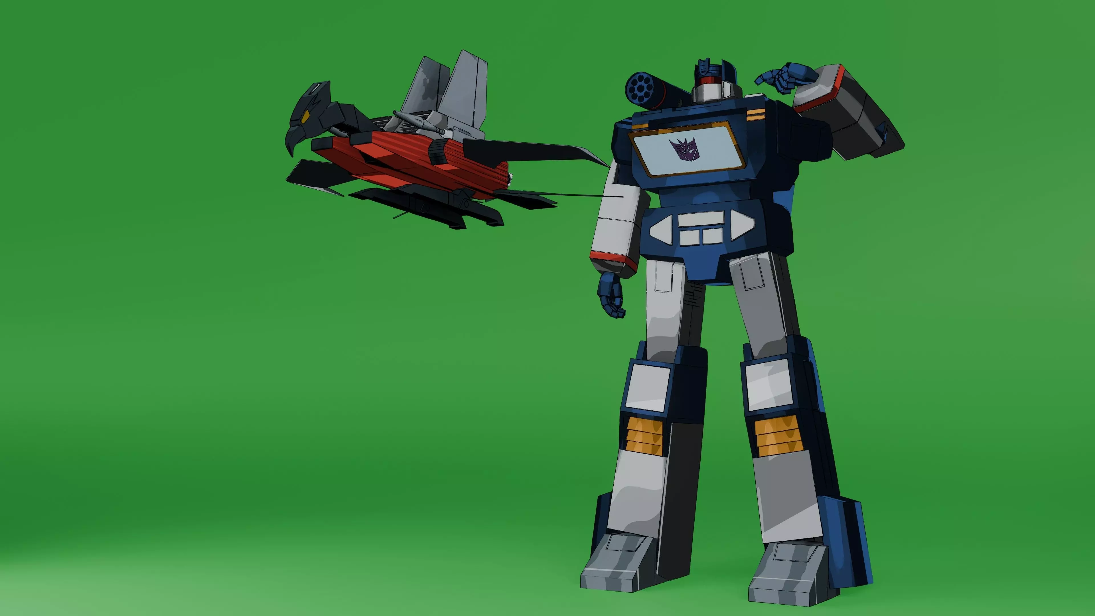 Soundwave G1 3D model_0