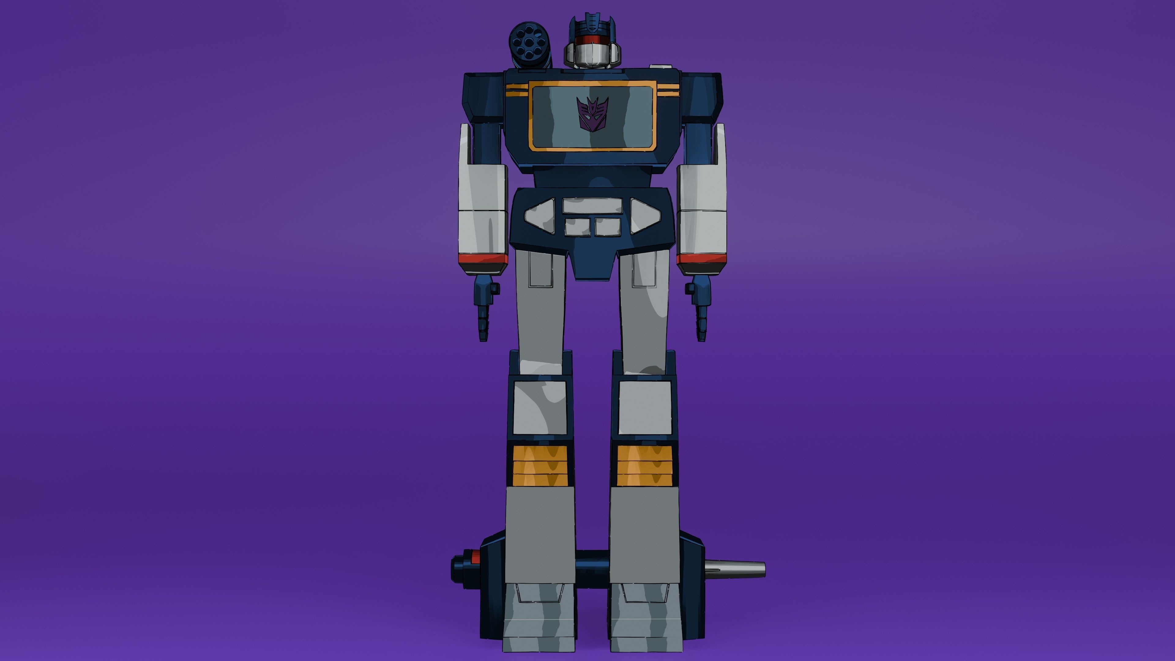 Soundwave G1 3D model_24
