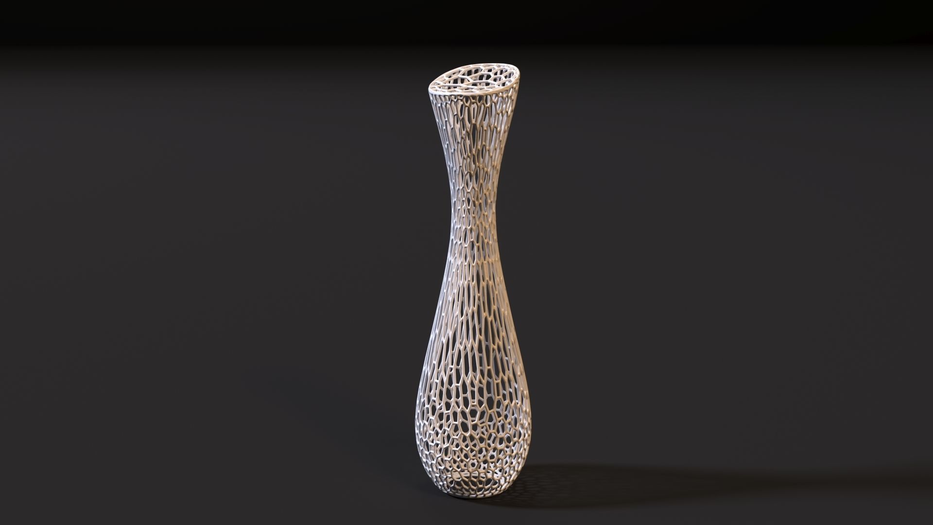 Chess voronoi 3D print model_8