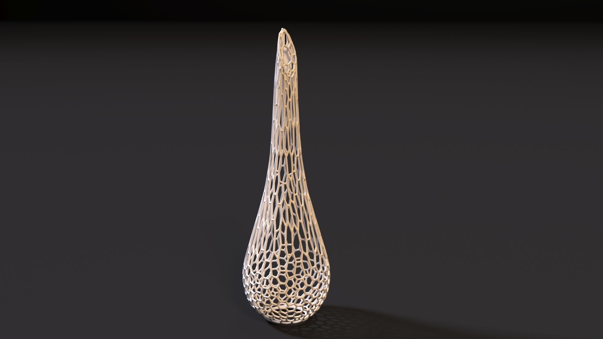 Chess voronoi 3D print model_5