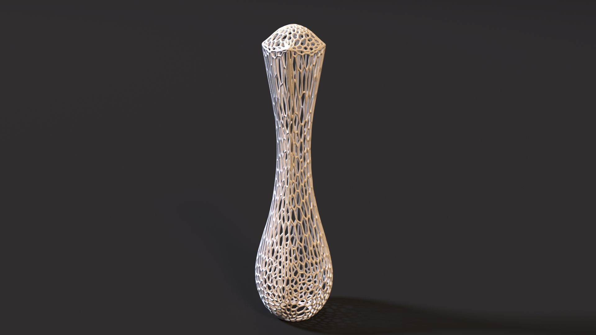 Chess voronoi 3D print model_7