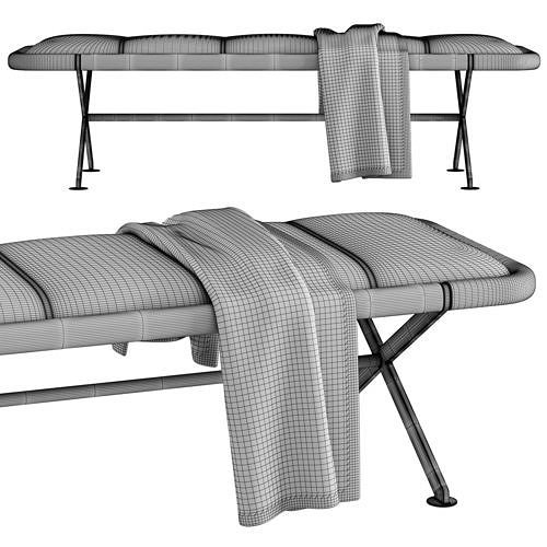 Axxia Bench By Porada 3D model 5