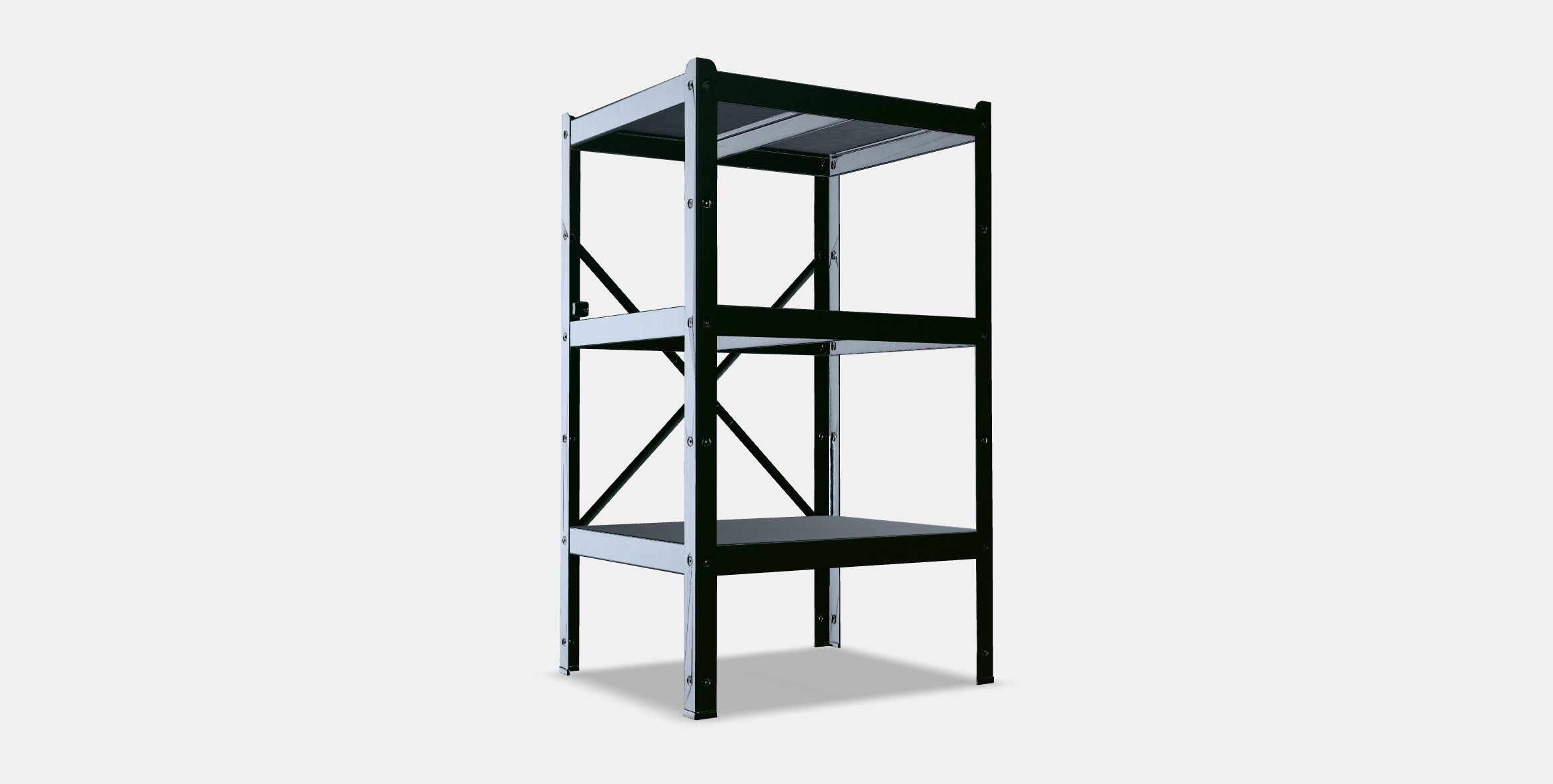 BROR Shelving unit Low-poly 3D model_4