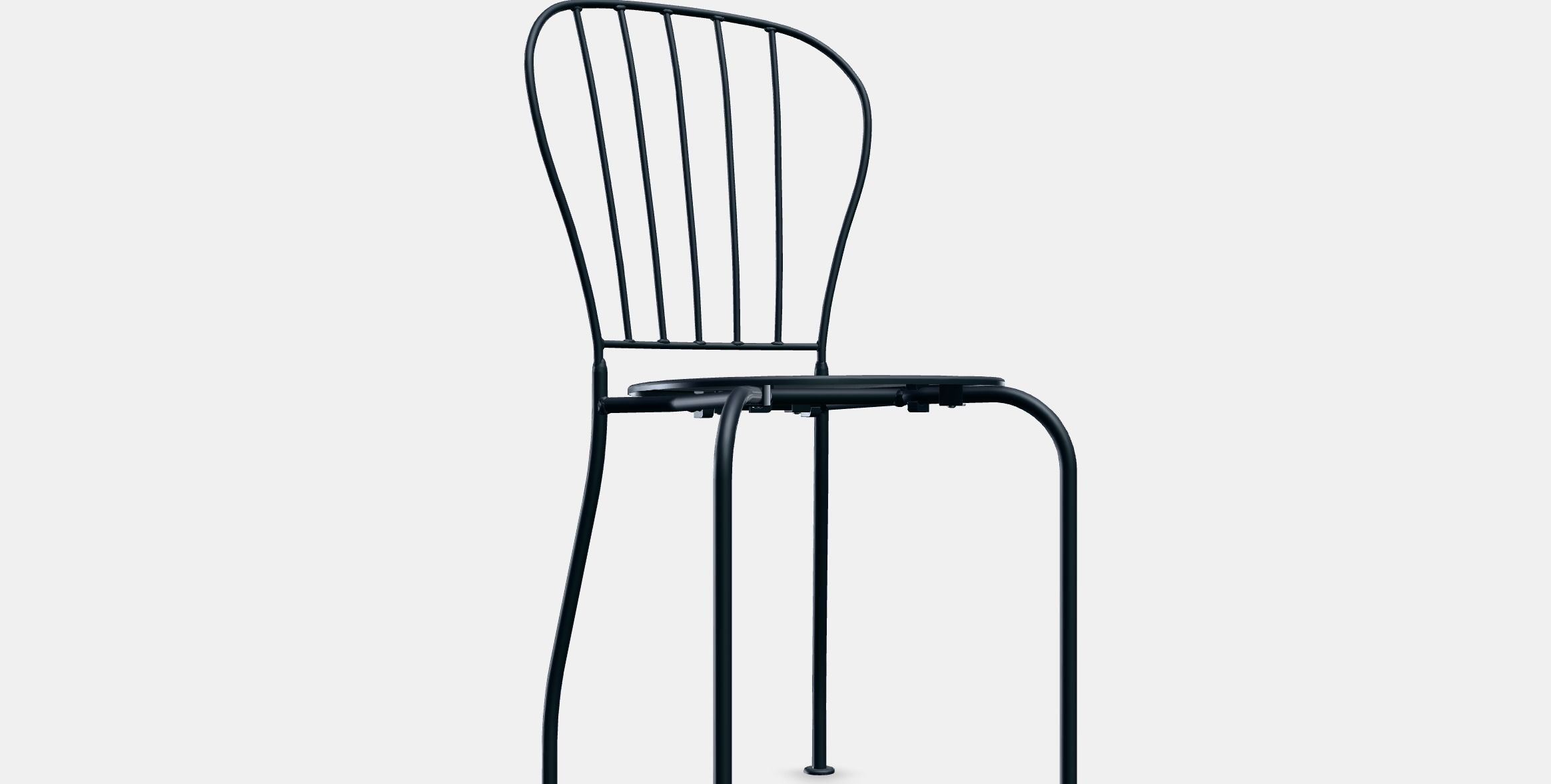 LACKO Chair outdoor Low-poly 3D model_9