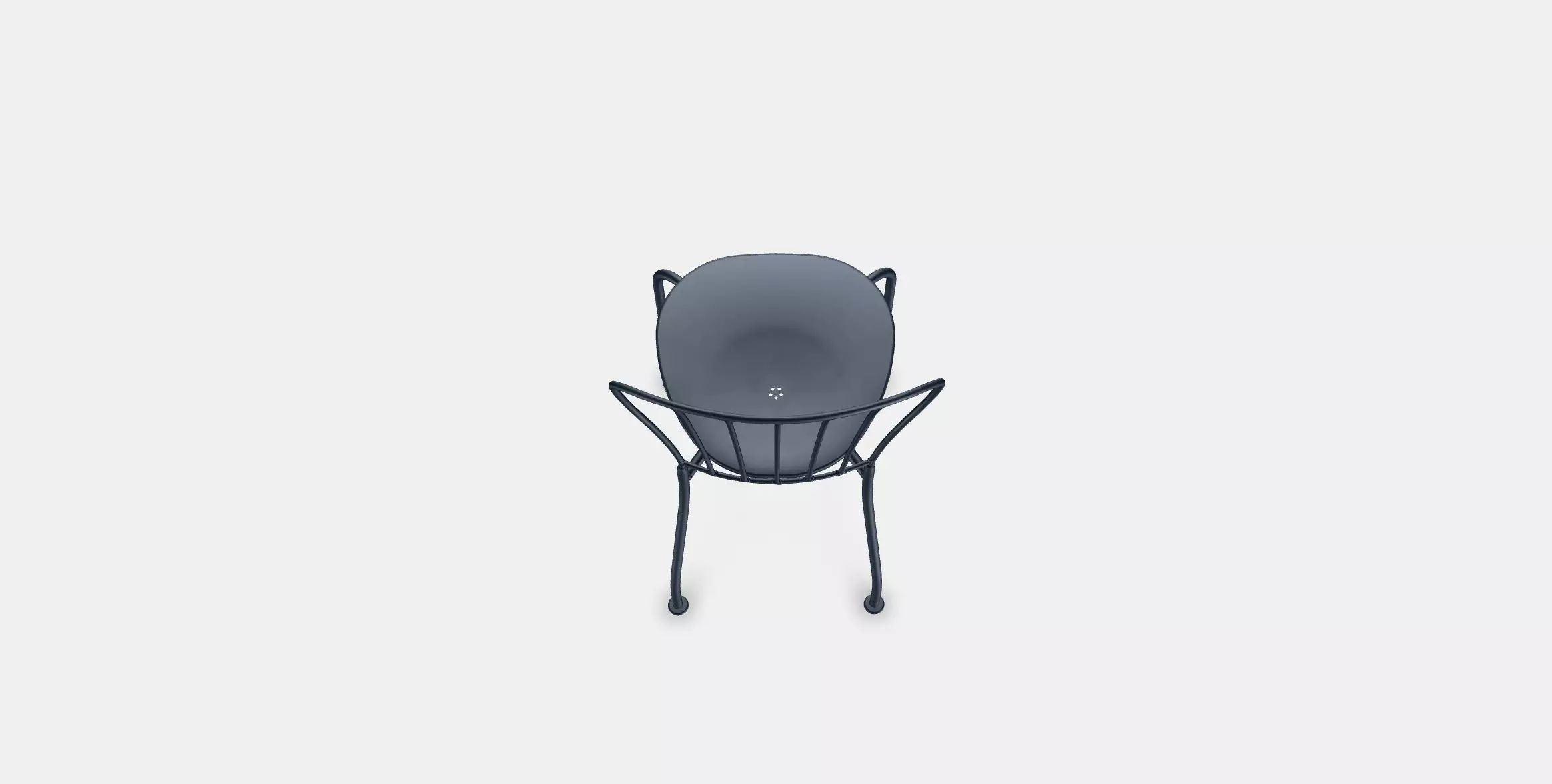 LACKO Chair outdoor Low-poly 3D model_0