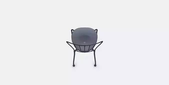 LACKO Chair outdoor Low-poly 3D model