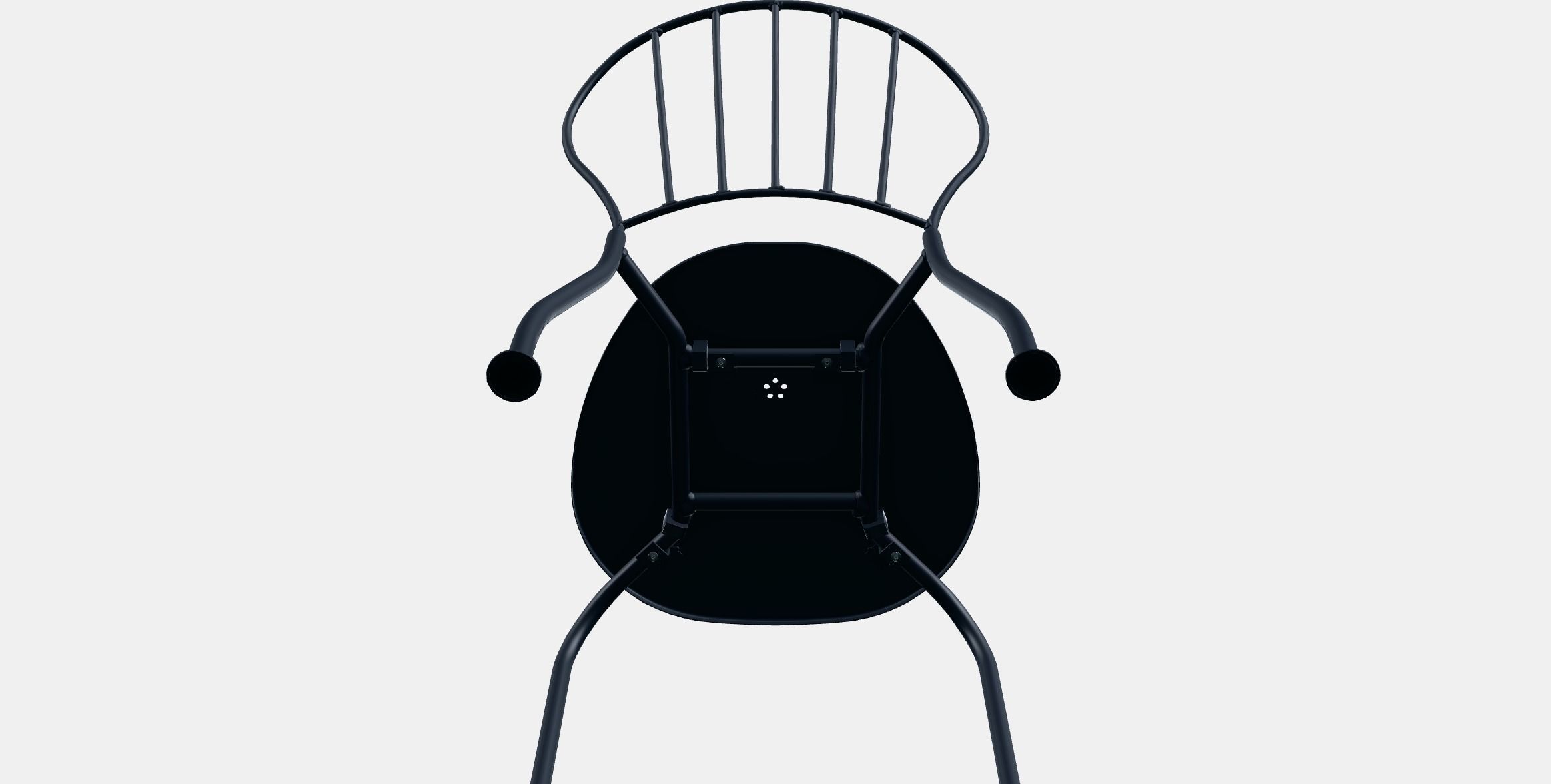 LACKO Chair outdoor Low-poly 3D model_8