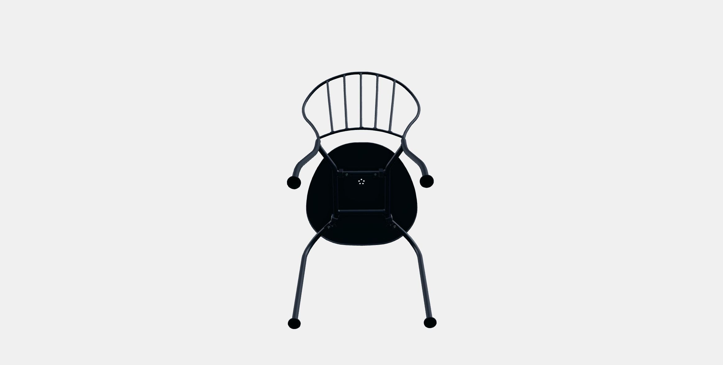 LACKO Chair outdoor Low-poly 3D model_7