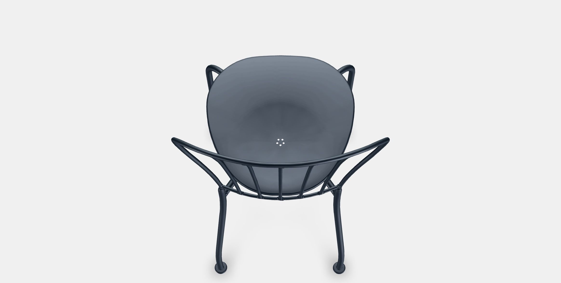 LACKO Chair outdoor Low-poly 3D model_5