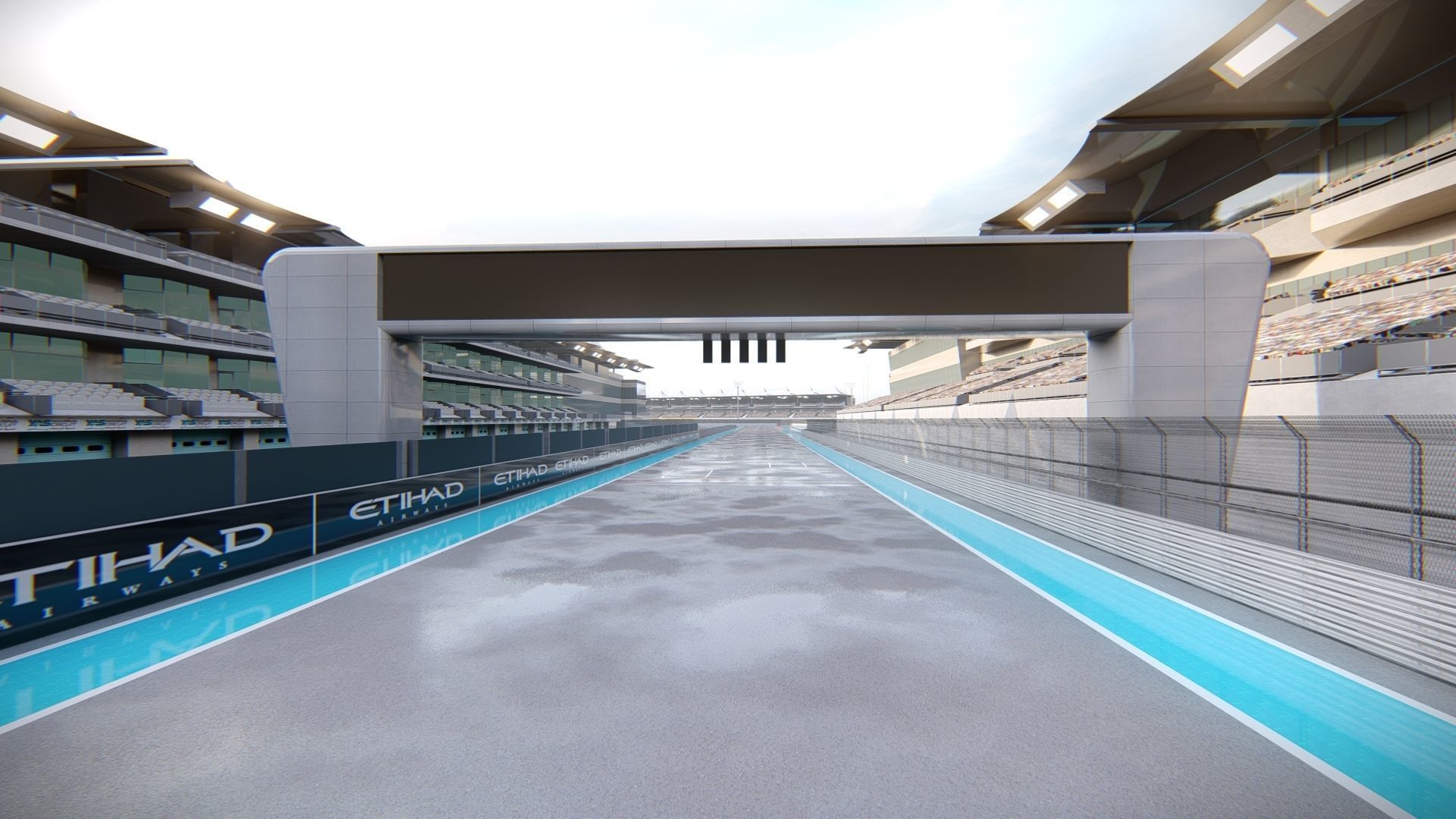 Yas Marina F1 Circuit 3D model_3