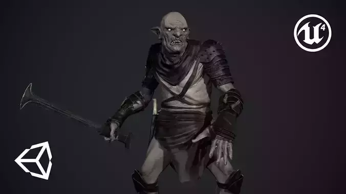 Goblin Low-poly 3D model