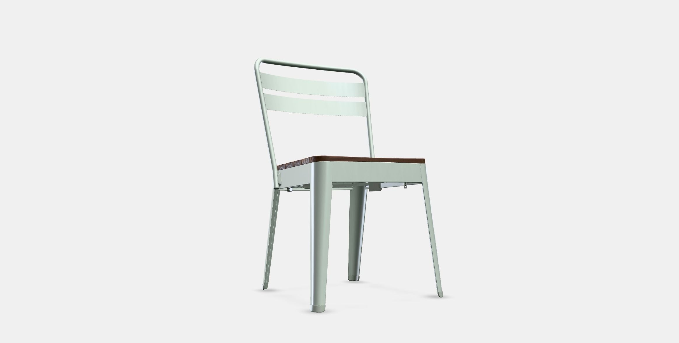 NORRMANSO Chair outdoor Low-poly 3D model_2