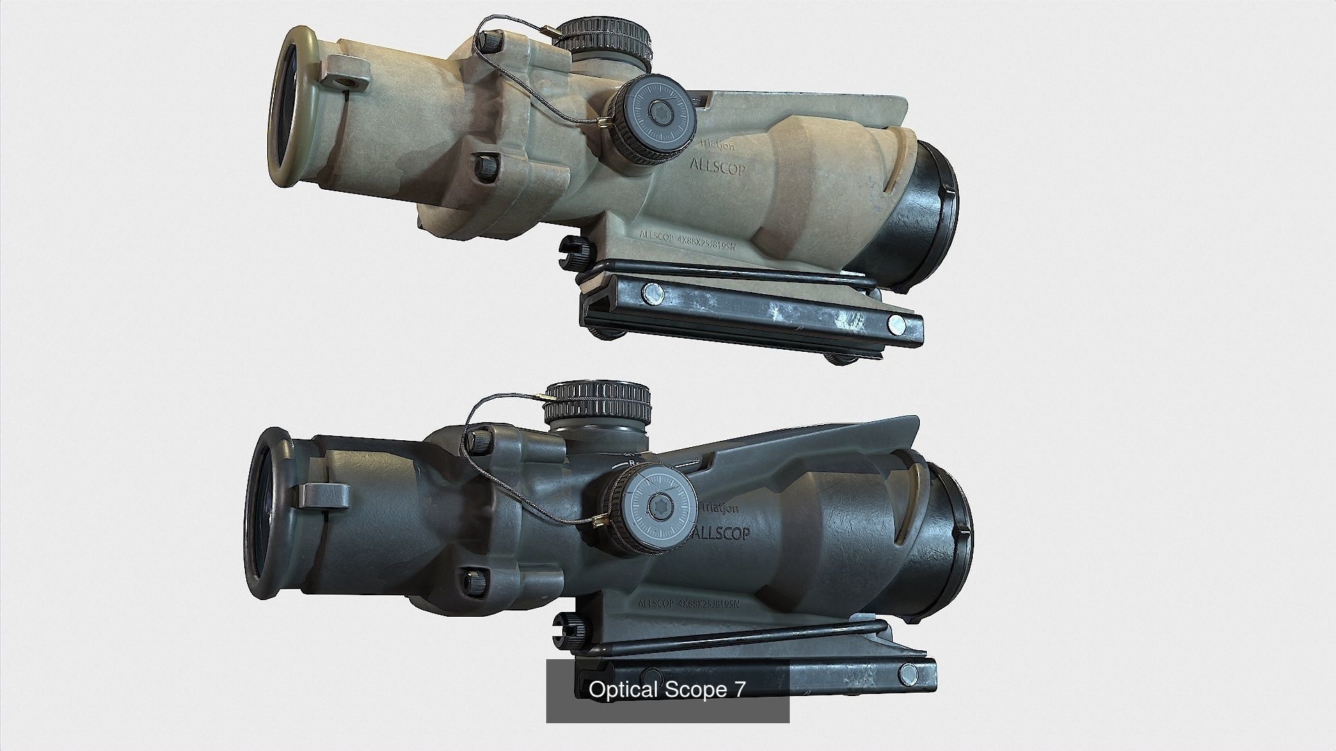 Optical Scope 2 3D Model Collection_2