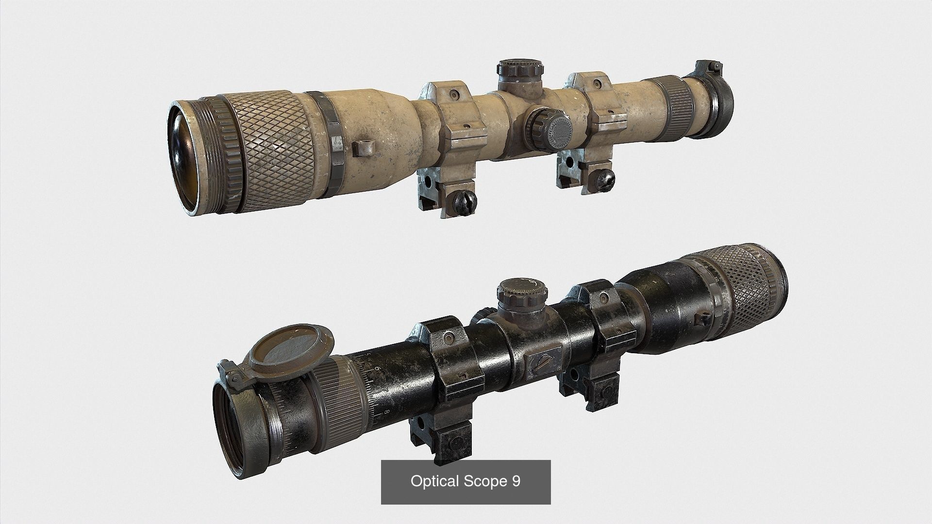 Optical Scope 2 3D Model Collection_4