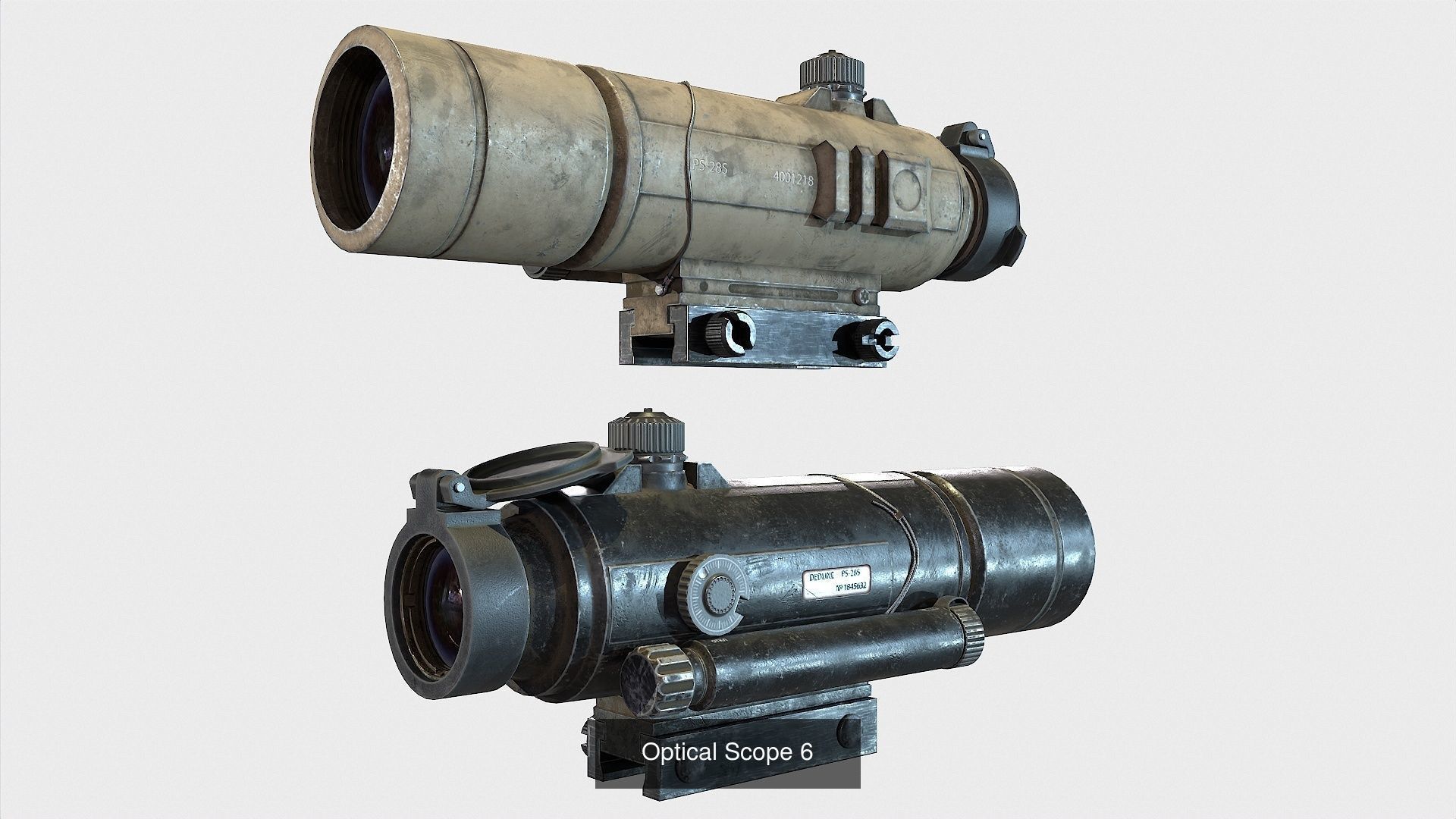 Optical Scope 2 3D Model Collection_3