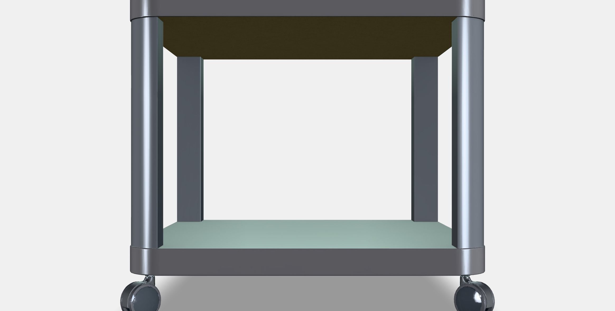 TINGBY Side table on castors 1 Low-poly 3D model_15