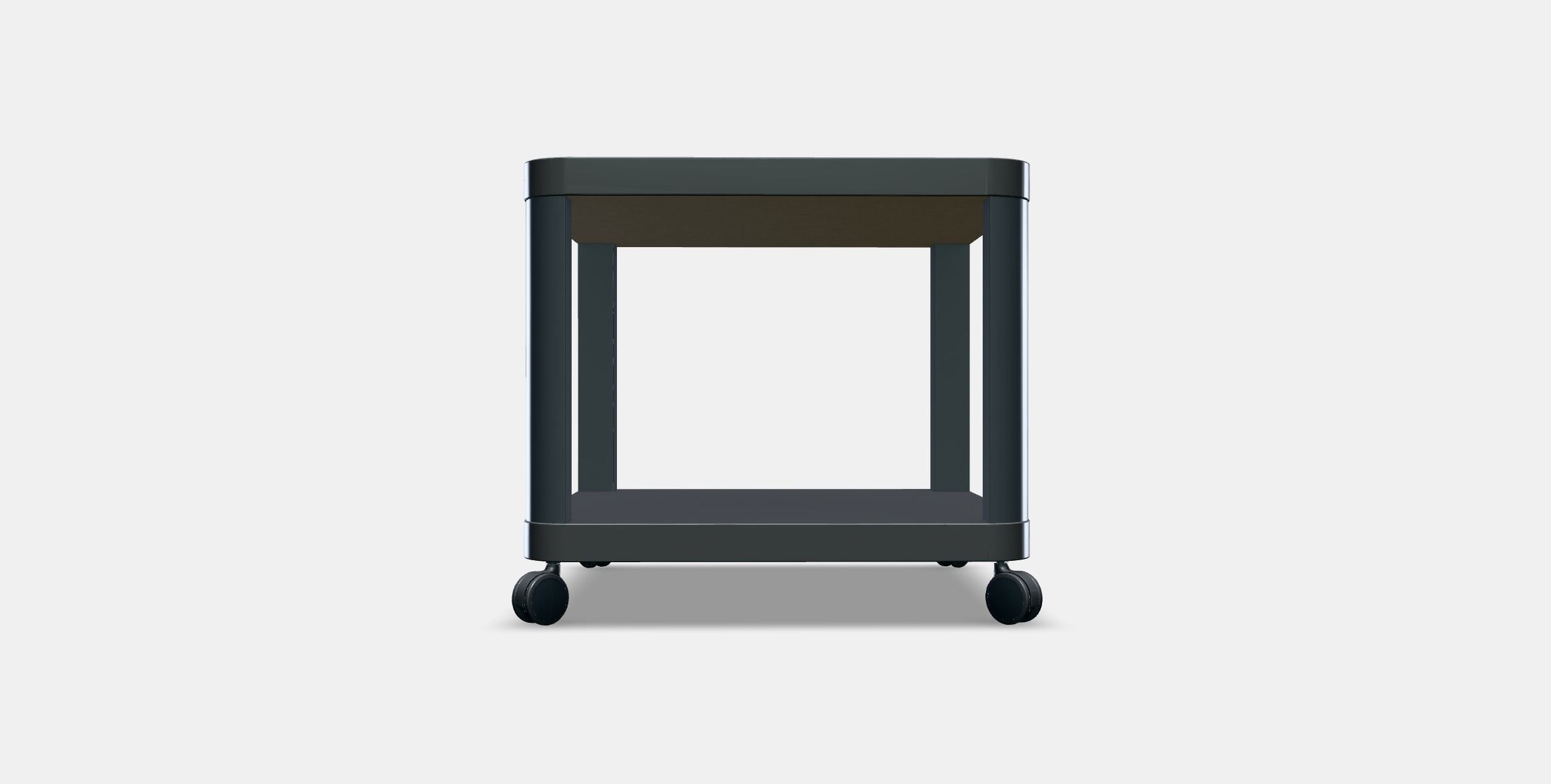 TINGBY Side table on castors 1 Low-poly 3D model_11