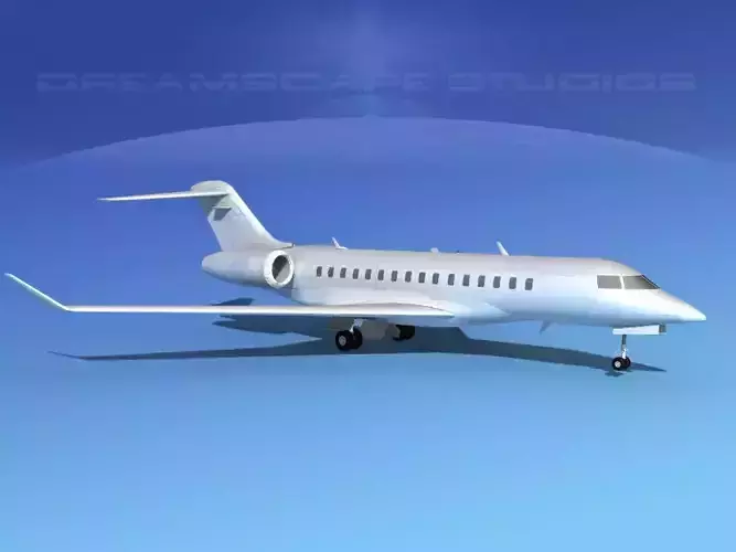 Global Express 8000 Bare Metal 3D model
