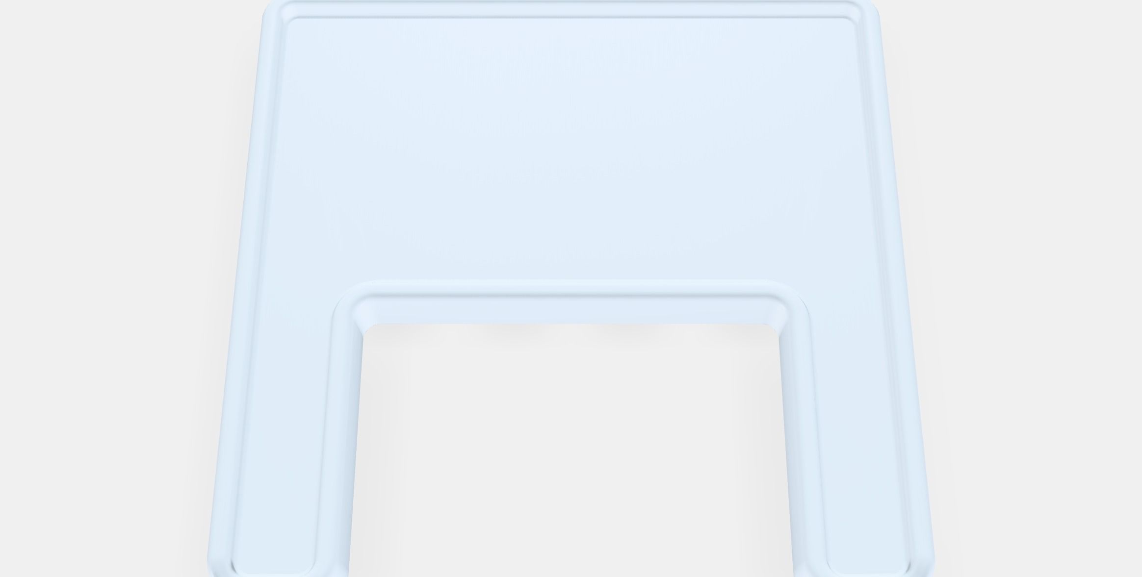 ANTILOP Highchair tray Low-poly 3D model_4