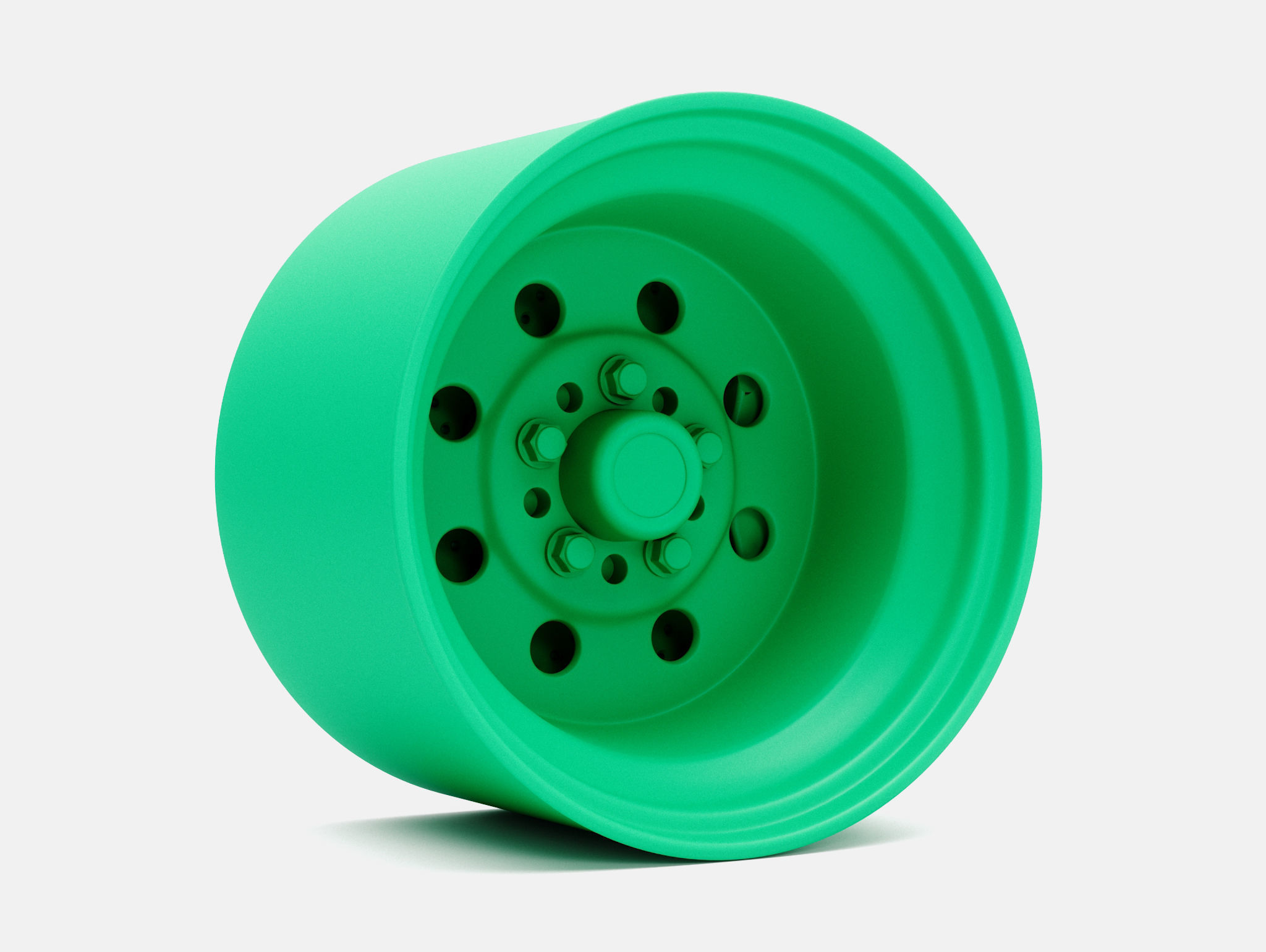 15x5 15x7 15x8 15x10 Weld Draglite Wheels and Brake 3D print model_4