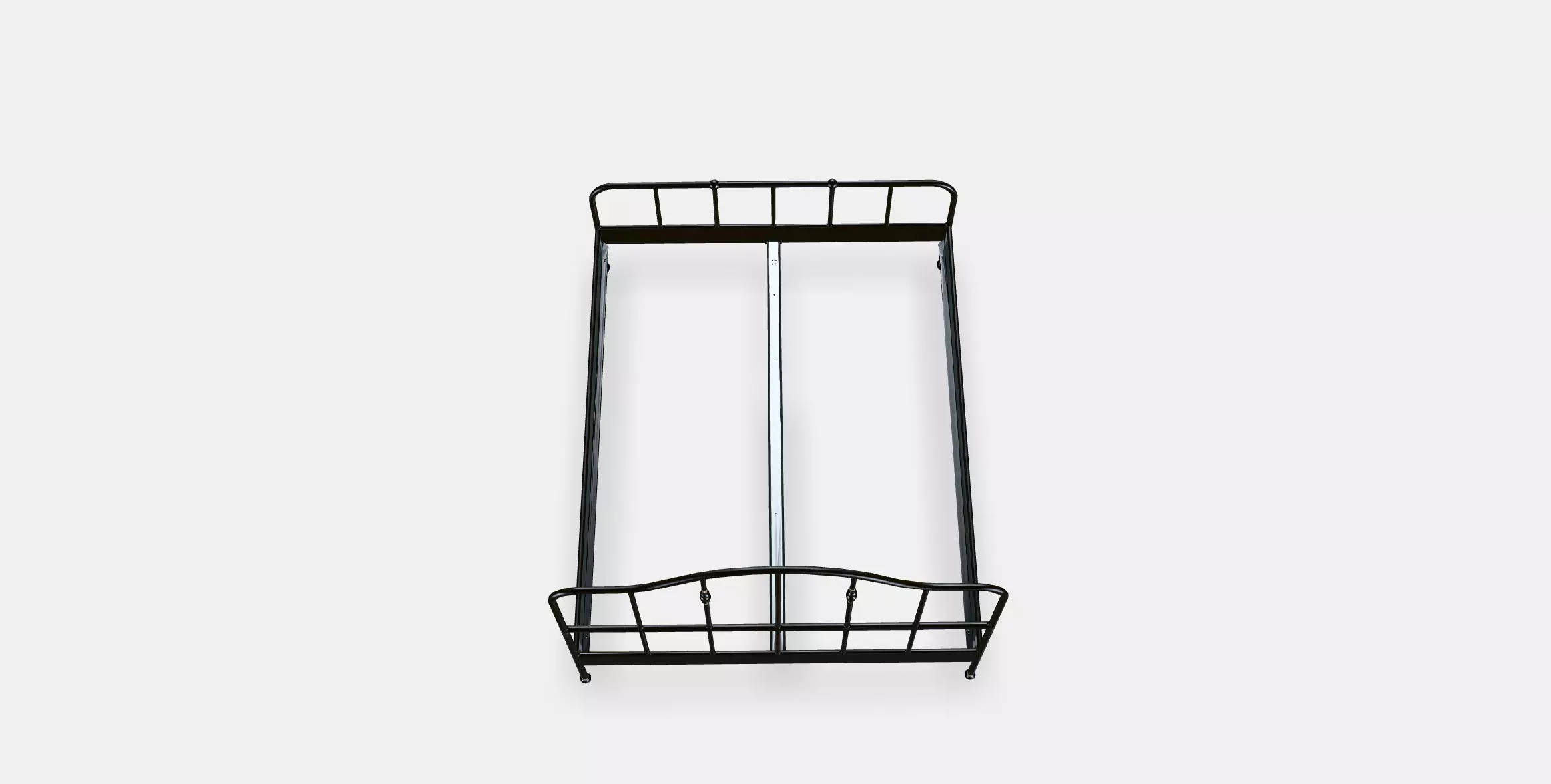 SAGSTUA Bed frame 1 Low-poly 3D model_0