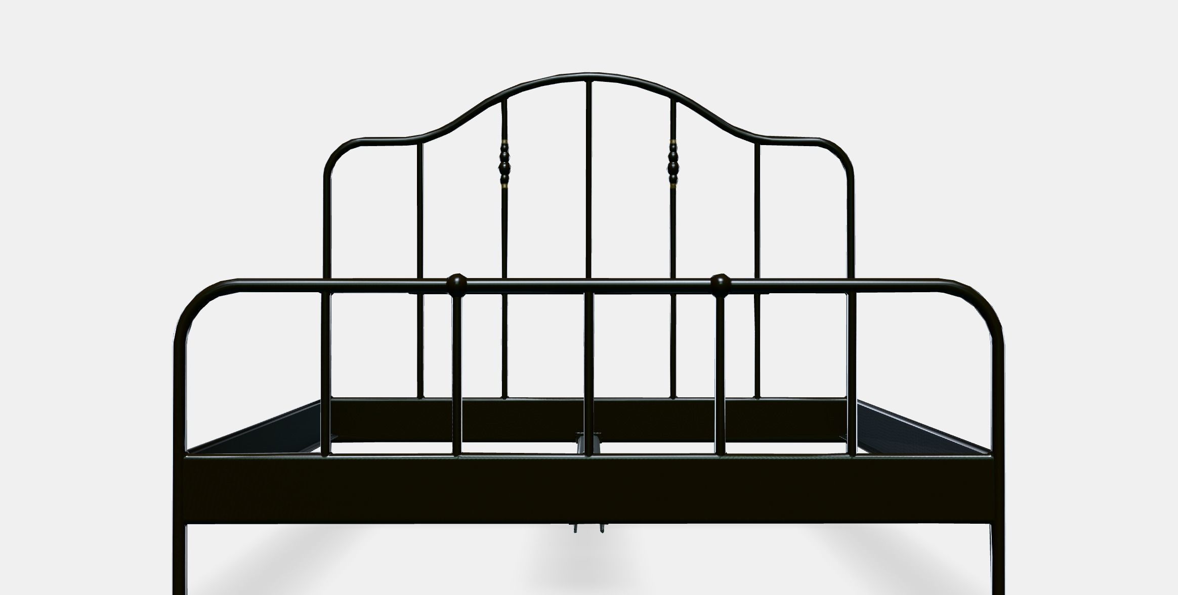 SAGSTUA Bed frame 1 Low-poly 3D model_11