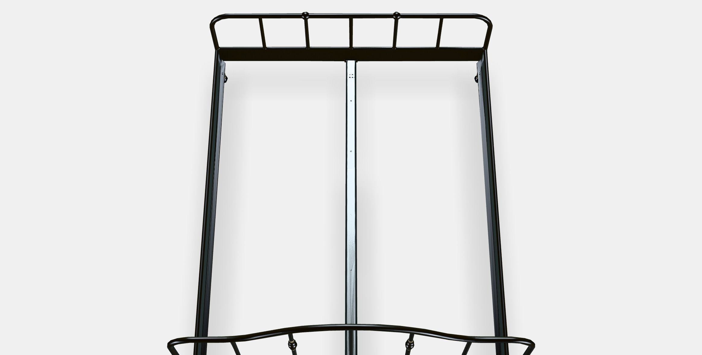 SAGSTUA Bed frame 1 Low-poly 3D model_3