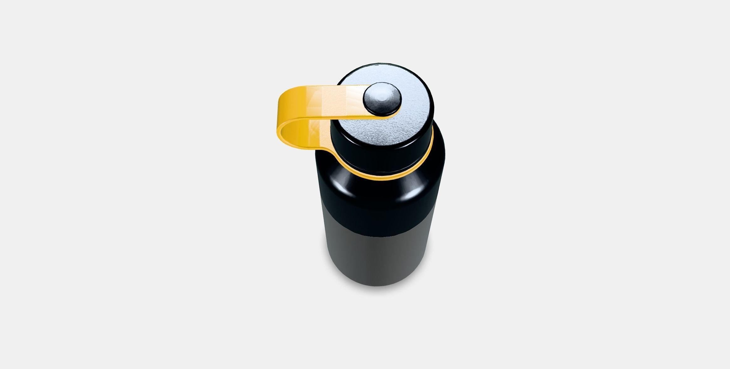 HETLEVRAD Insulated flask Low-poly 3D model_5