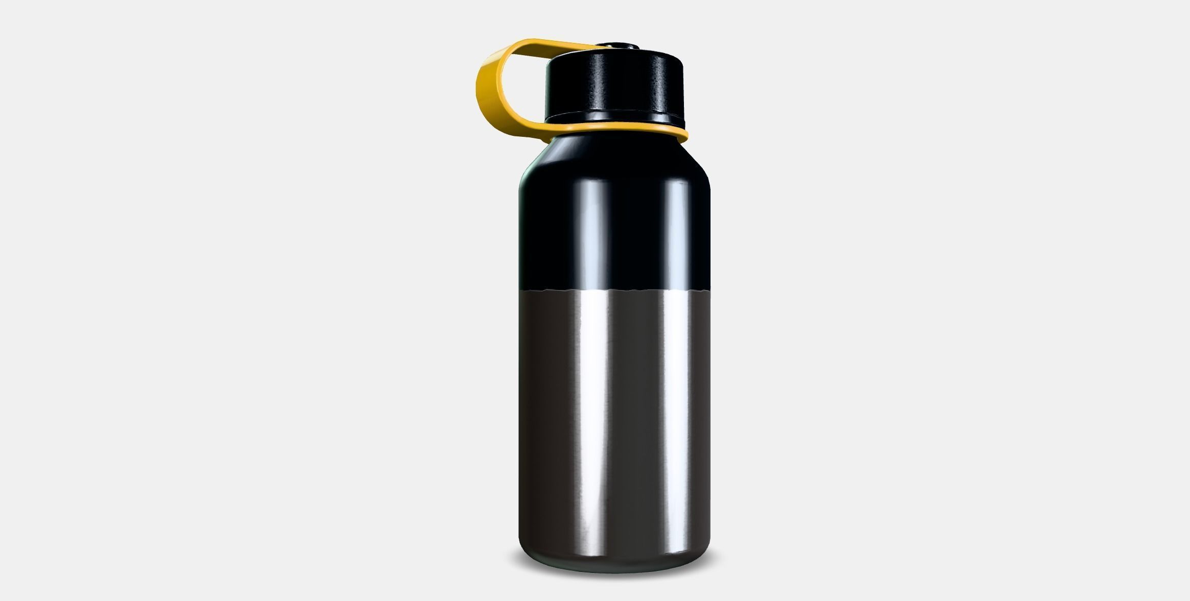 HETLEVRAD Insulated flask Low-poly 3D model_16