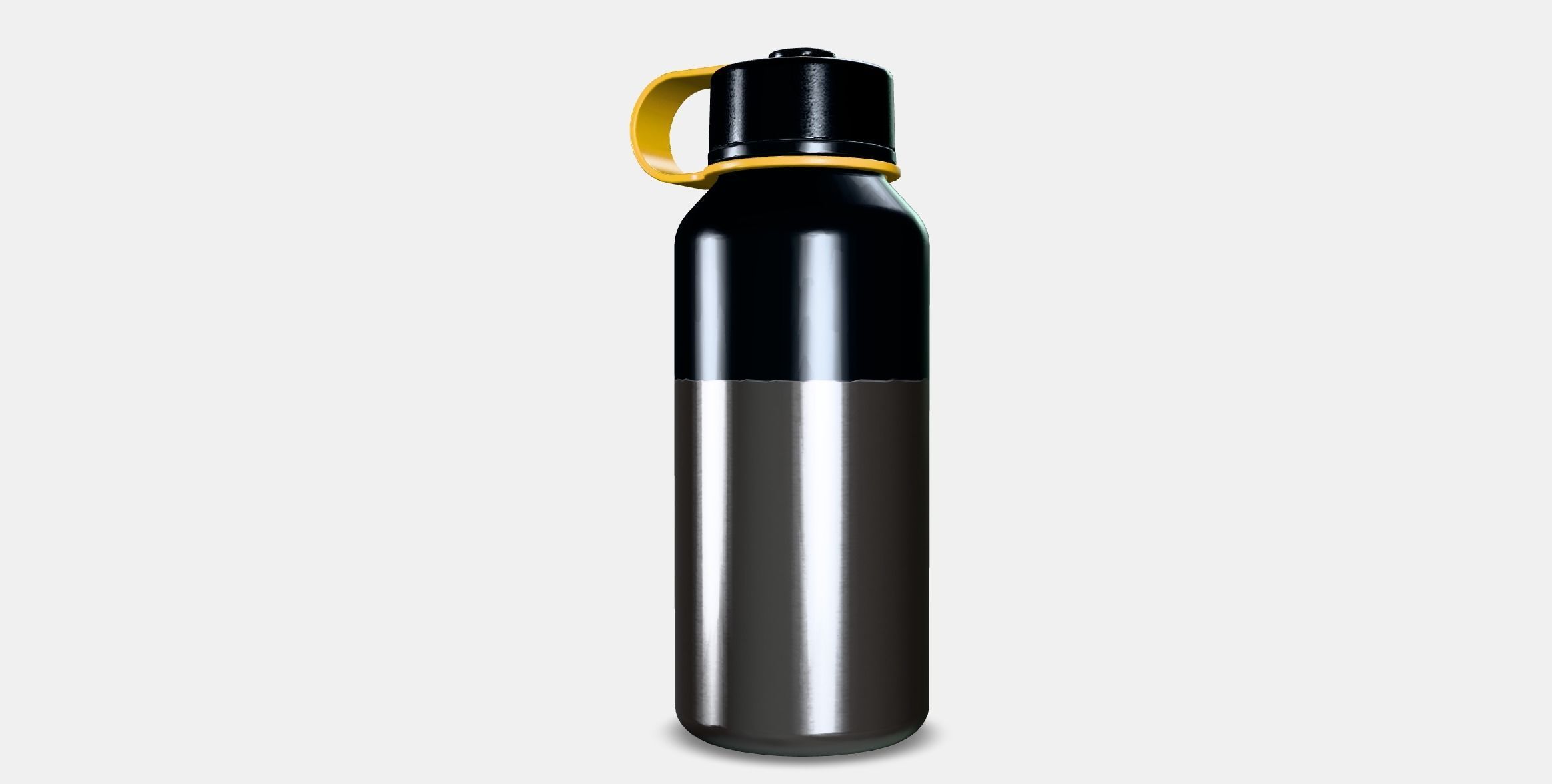 HETLEVRAD Insulated flask Low-poly 3D model_4