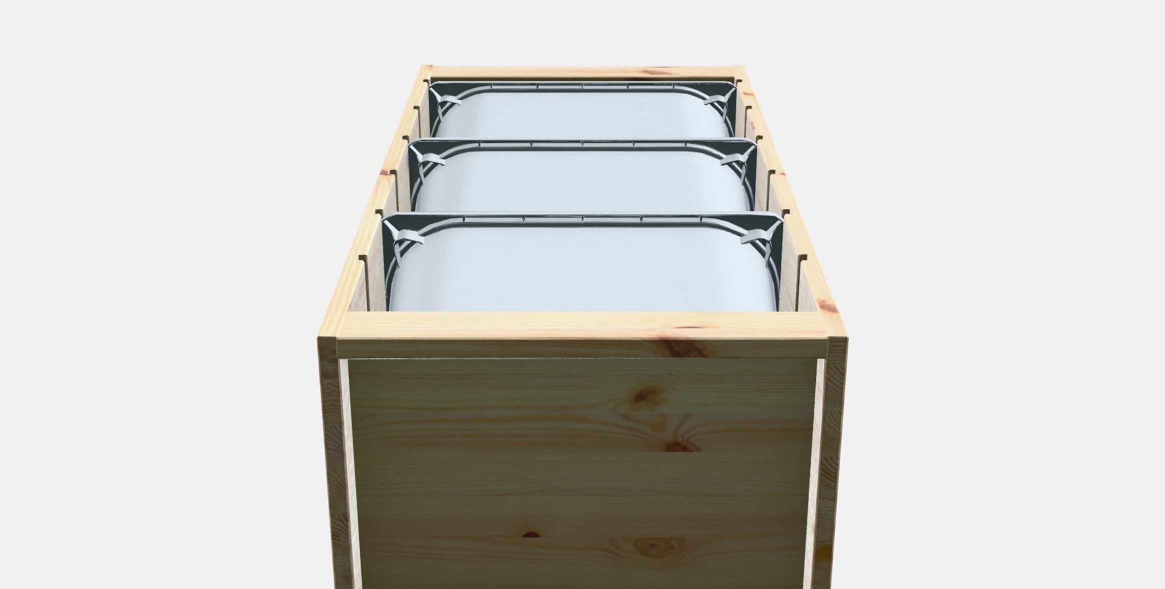 TROFAST Storage combination with boxes 2 Low-poly 3D model_9