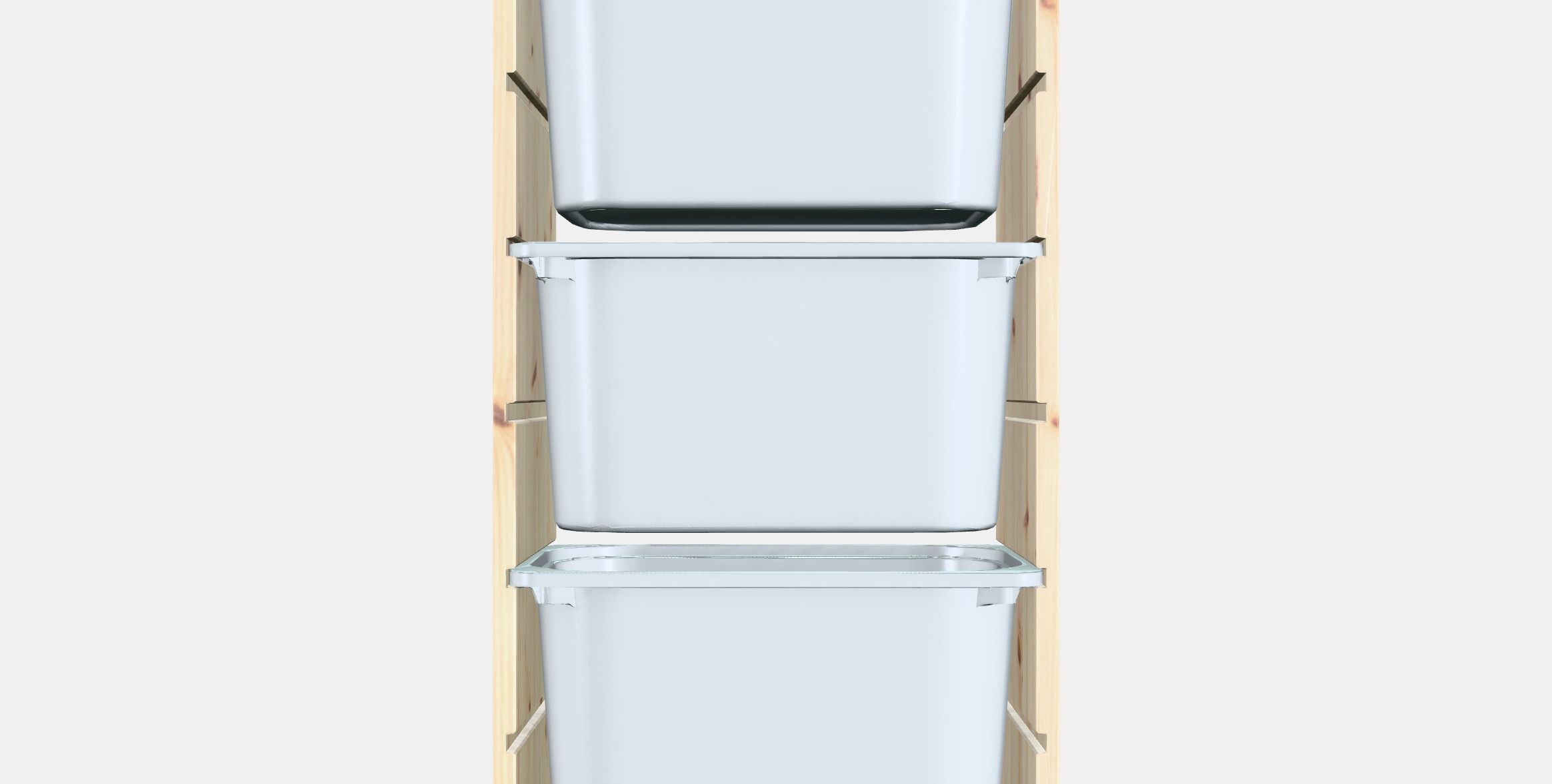 TROFAST Storage combination with boxes 2 Low-poly 3D model_15