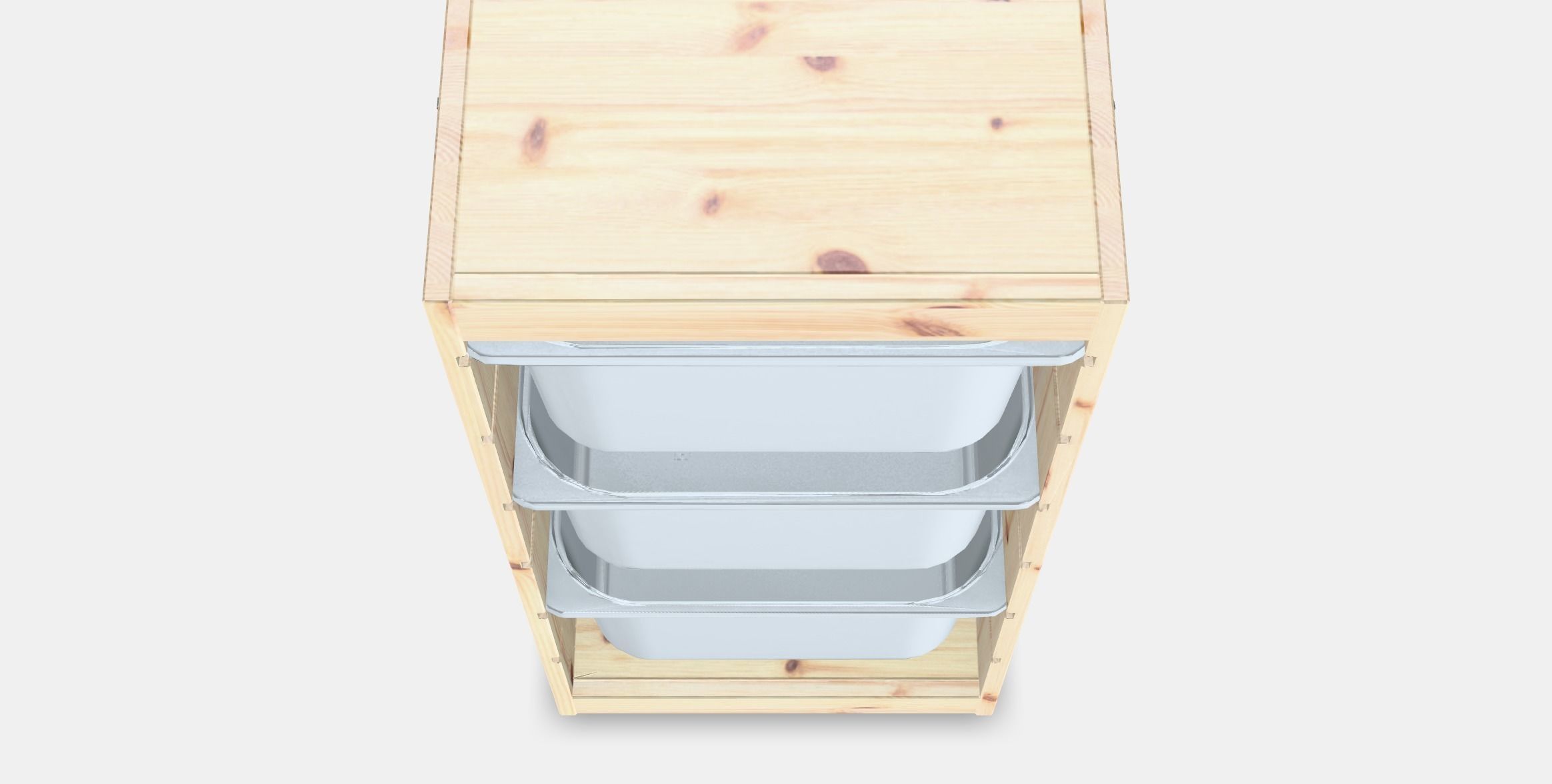 TROFAST Storage combination with boxes 2 Low-poly 3D model_3