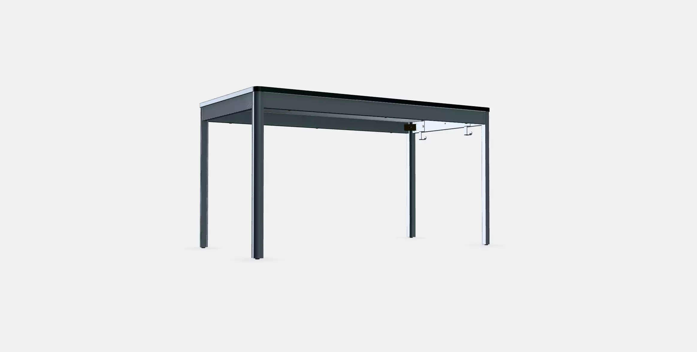IDASEN Table Low-poly 3D model_0